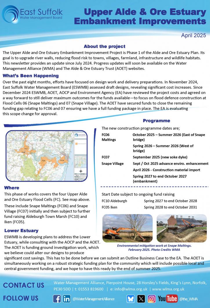 2504 Upper AO Embankment Improvements April 2025 Newsletter update p1