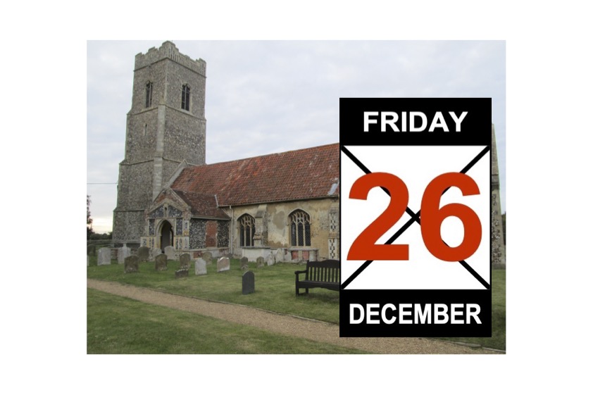 No Friday Morning Prayer on the 26th