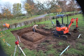 221130 The footings ready for infilling