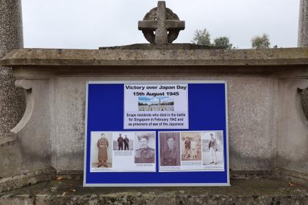Display on War Memorial