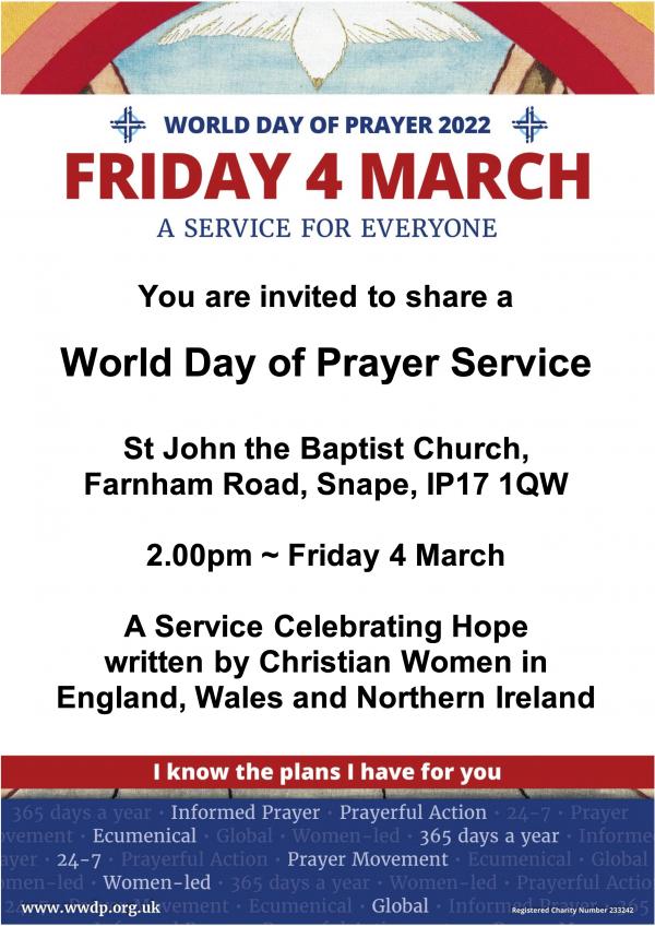 World Day of Prayer 2022 poster