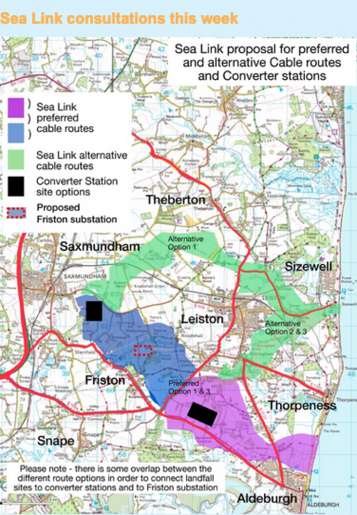 221110 12 National Grid Sea Link consultations map
