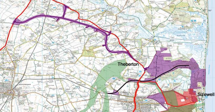 proposed SZC development infrastructure map