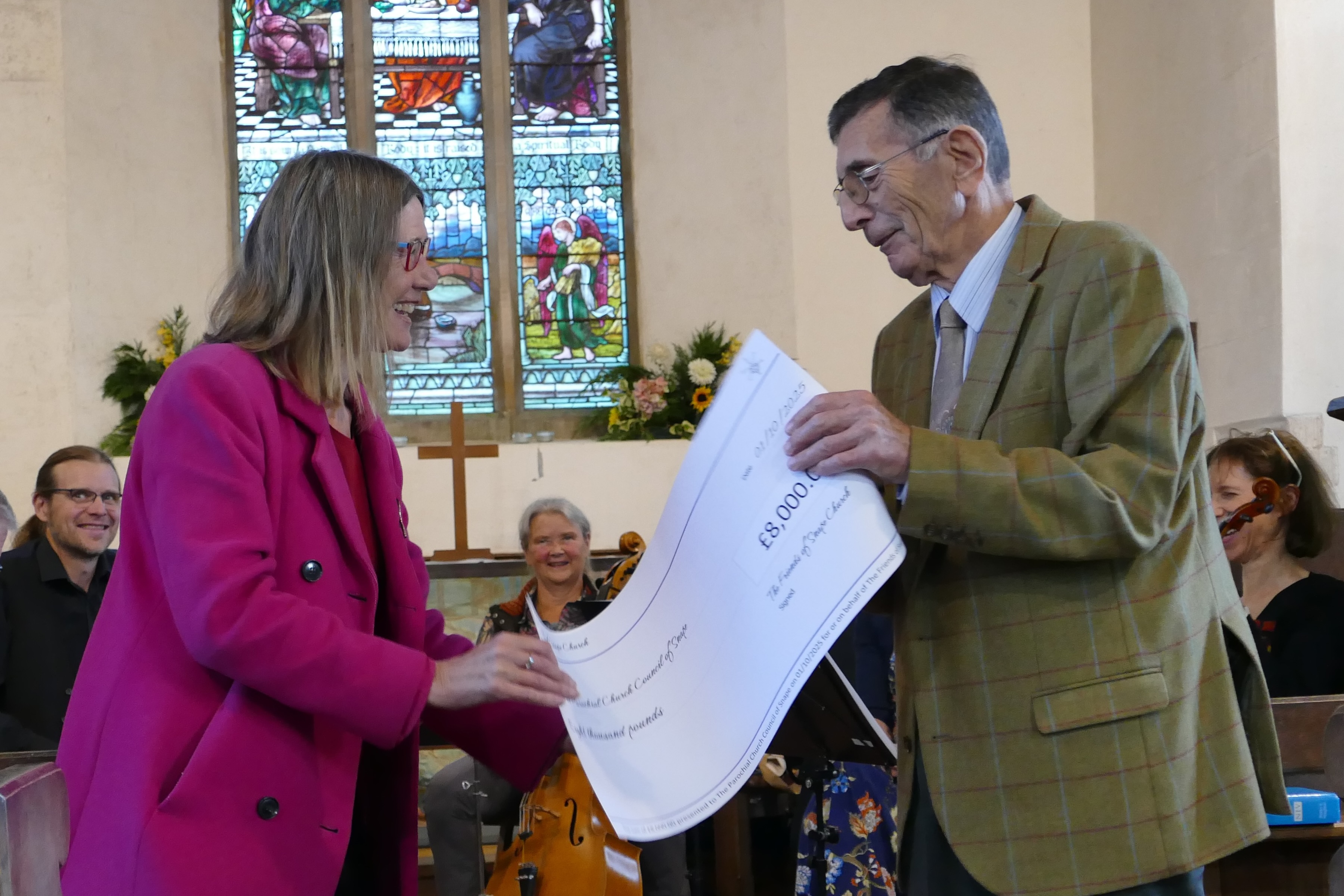 FoSC £8,000 donation to Snape Church
