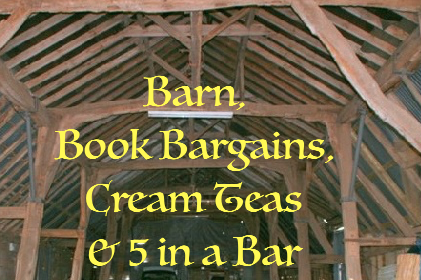 20th July: Books in the Barn, 5 in a Bar