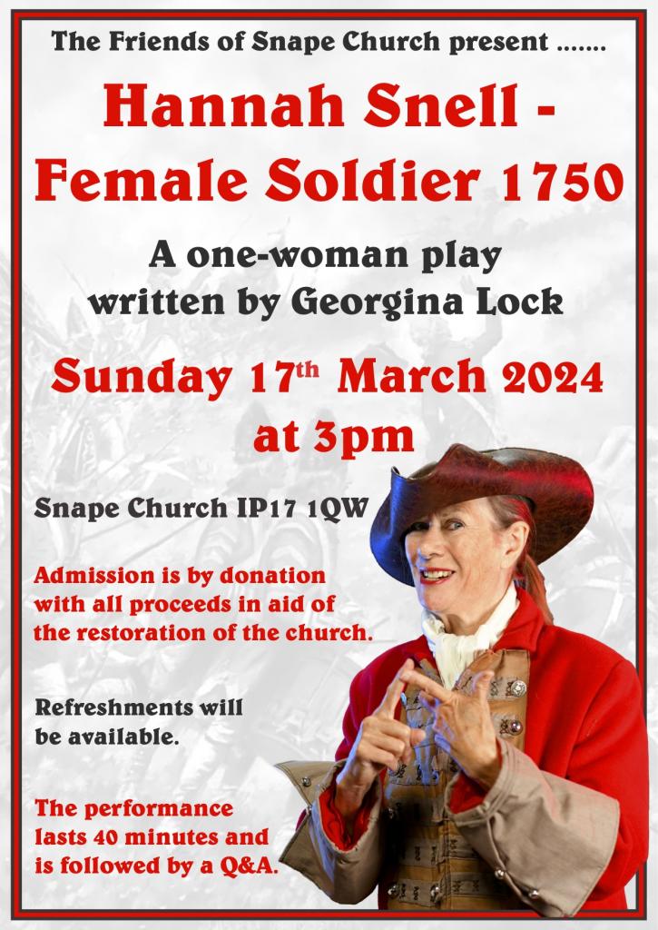 240317 ad for Hannah Snell2