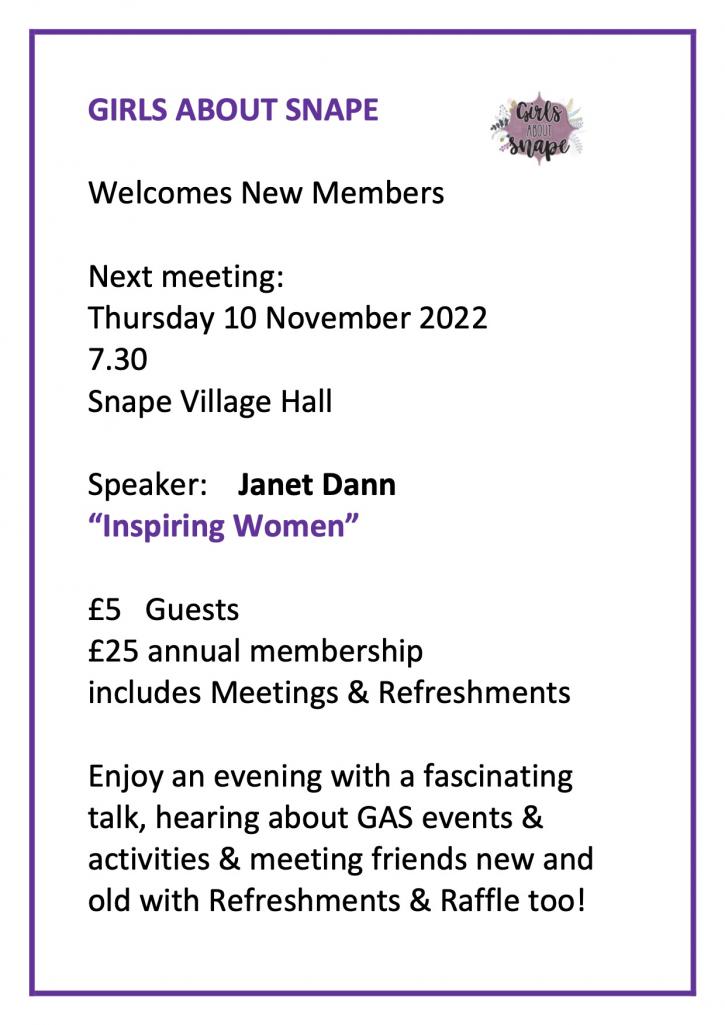 221110 GIRLS ABOUT SNAPE welcomes
