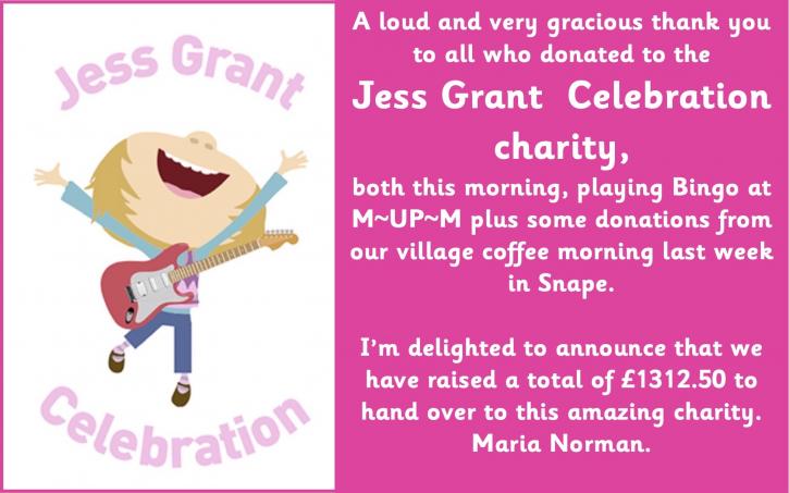 220613 Marias MUM bingo report Jess1