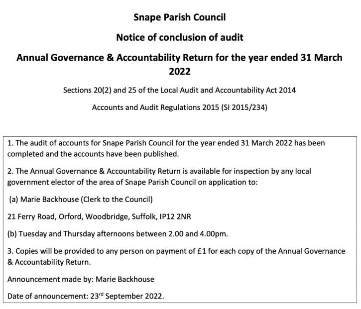 2022 SPC Notice of Conclusion