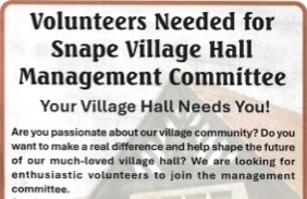Volunteers for Village Hall Committee