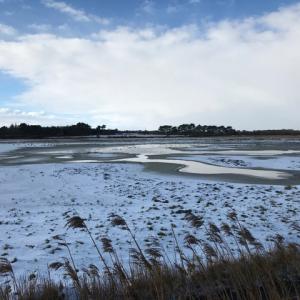 river after the snow