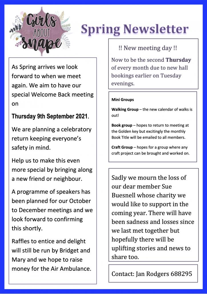 GAS Spring News