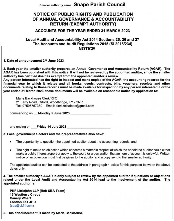 Public Rights Notice 22 23