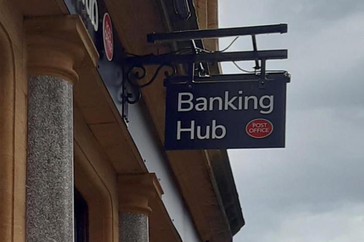 Banking hub now open [TO ALL], in town soon to be without bank