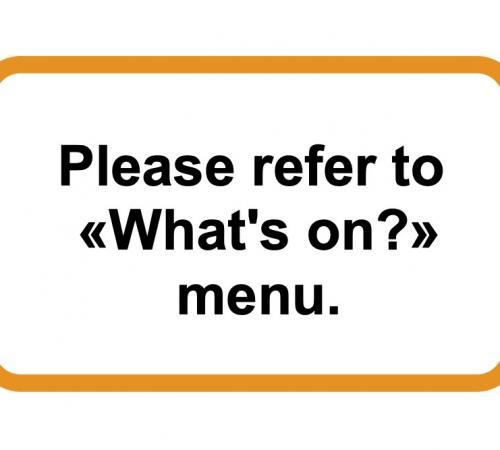 << See the menu, left