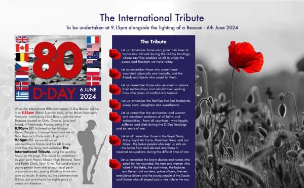 240606 D Day80 International Tribute
