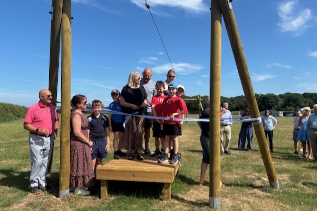 Snape Zip Wire officially opened