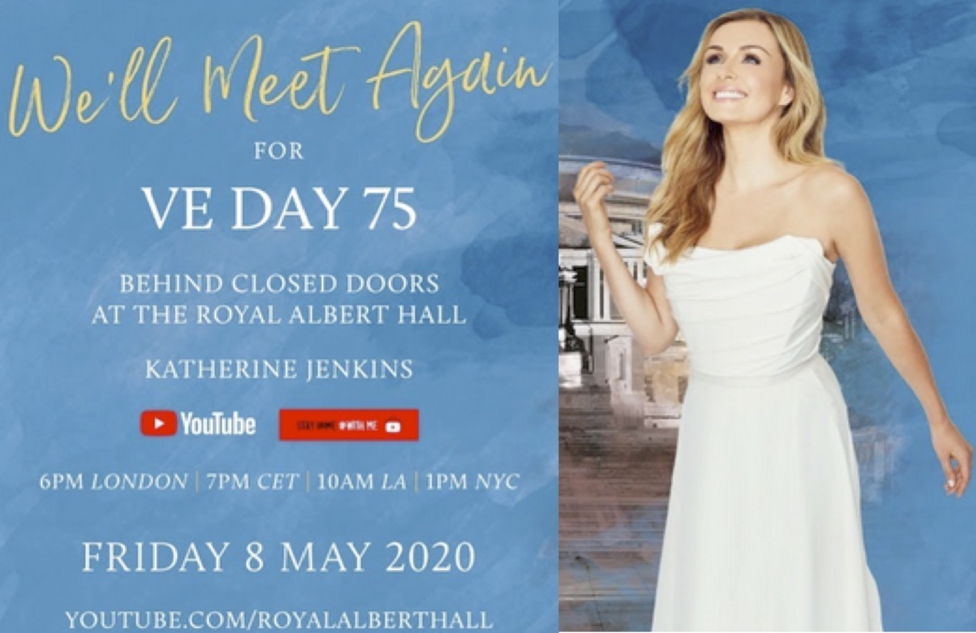 VE Day 75 YouTube from Royal Albert Hall