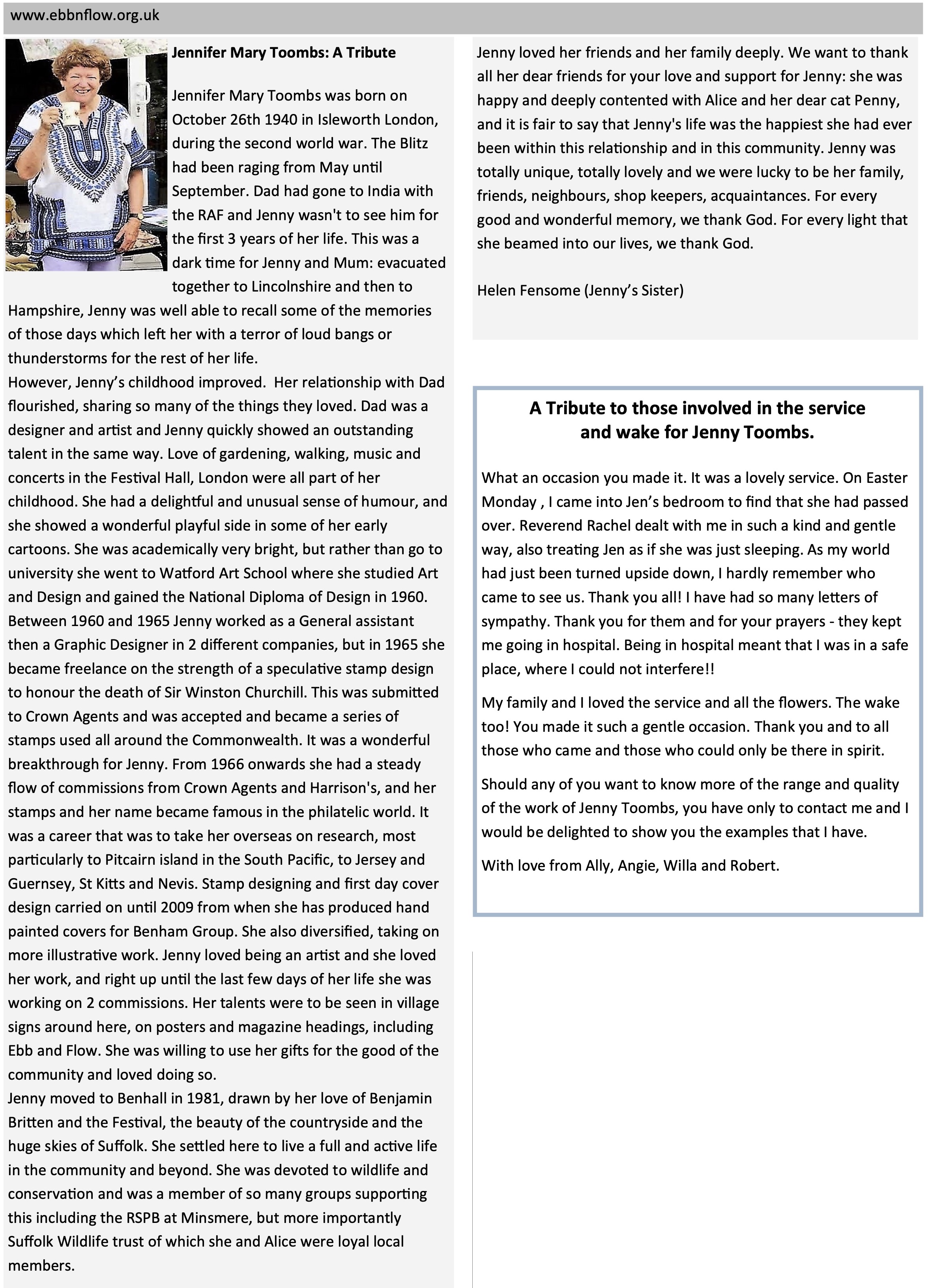 Ebb & Flow re Jenny Toombs, June 2018, page 3