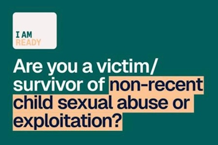 I Am Ready website for historic sex victims