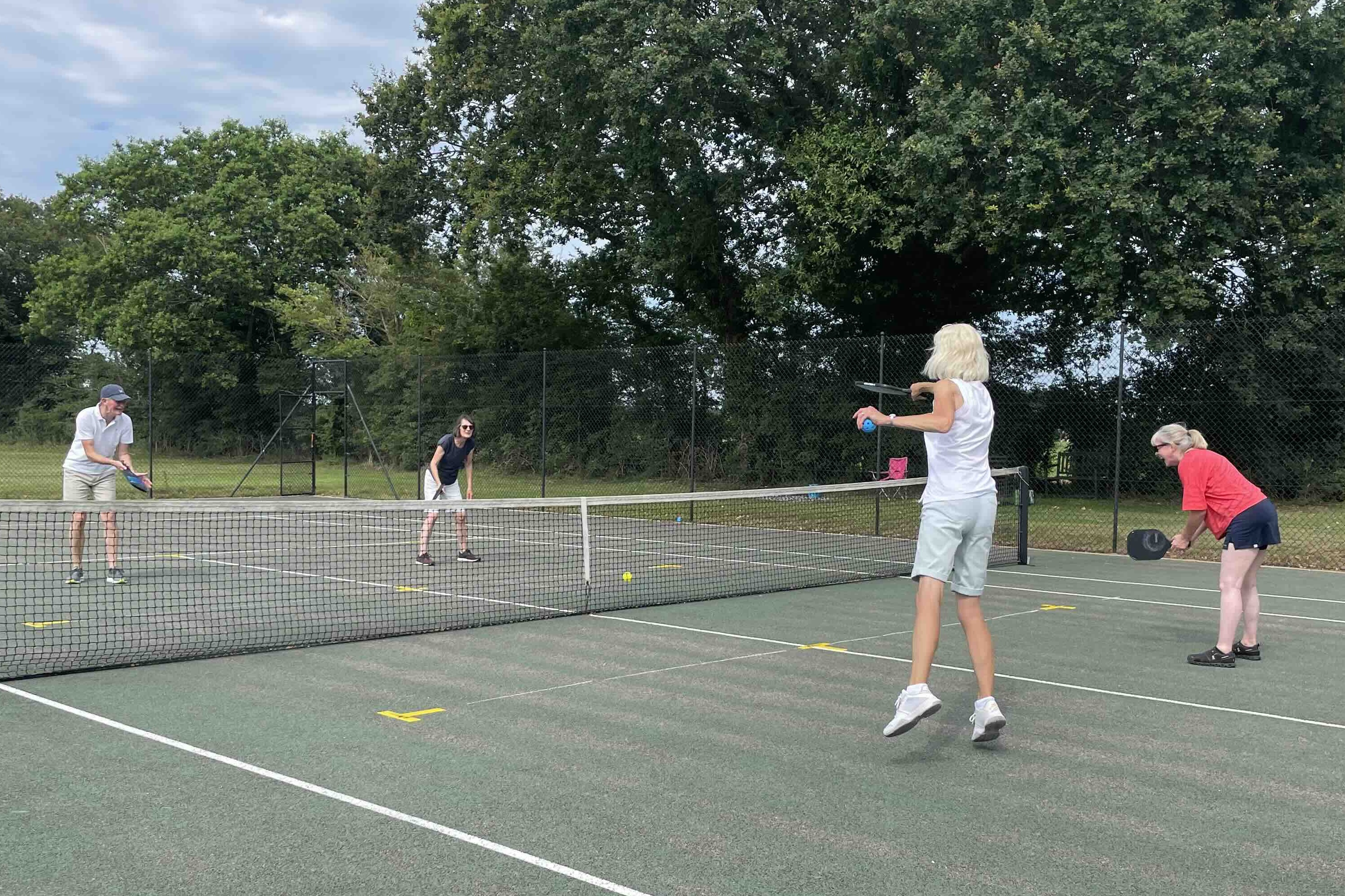 Pickleball at the Tennis Court!